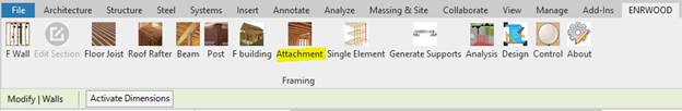 Attachment icon beam